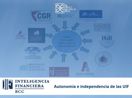 Imagen relacionada con la noticia :Autonomía e independencia de las UIF, aspectos vitales en su desempeño